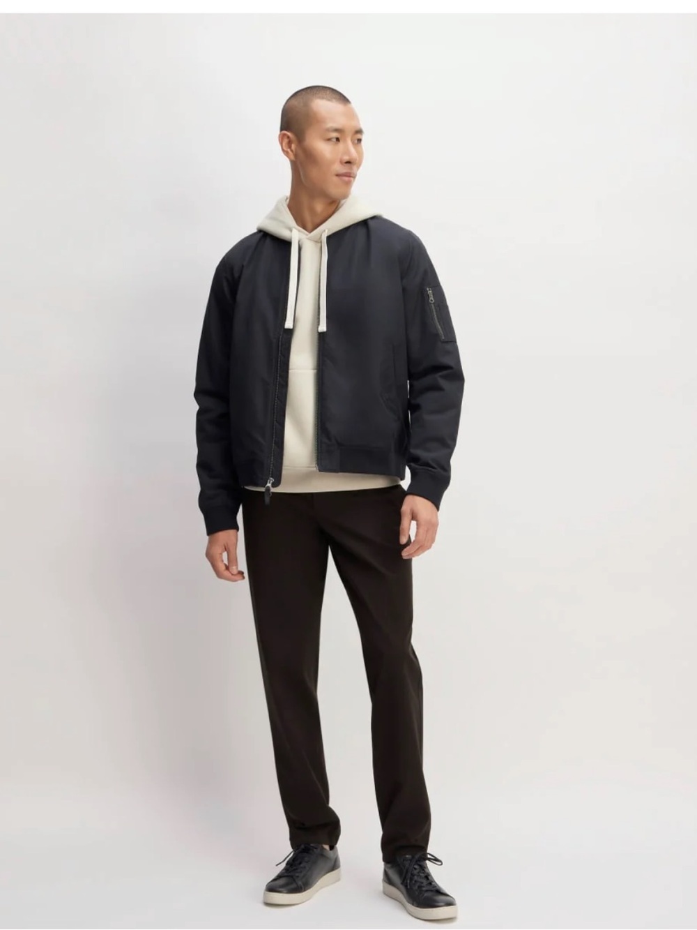 Everlane Black Men's Dress uniform collection performance chino Trousers 31x 34
